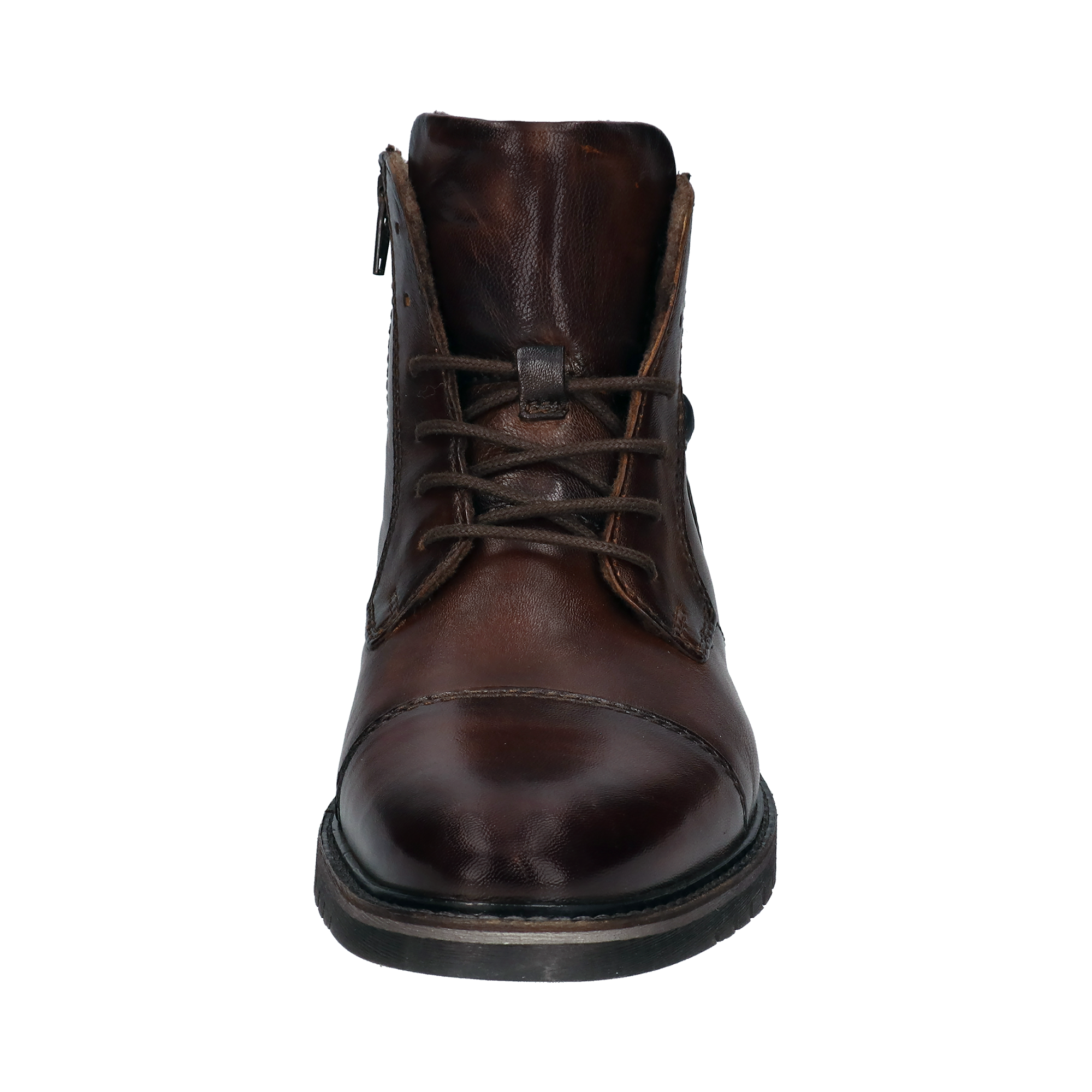 bugatti Lace-up Boots – Mid-Brown