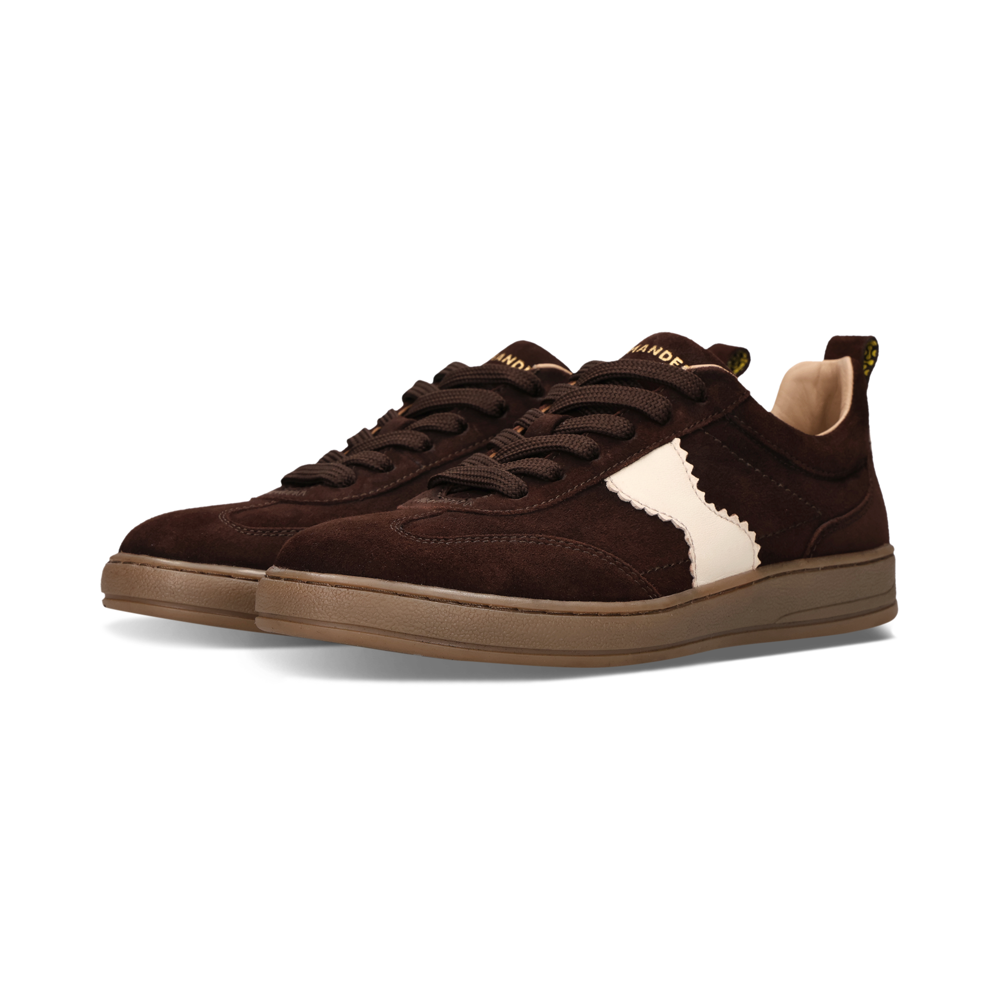 SALAMANDER Sneaker – Dark Brown/Offwhite