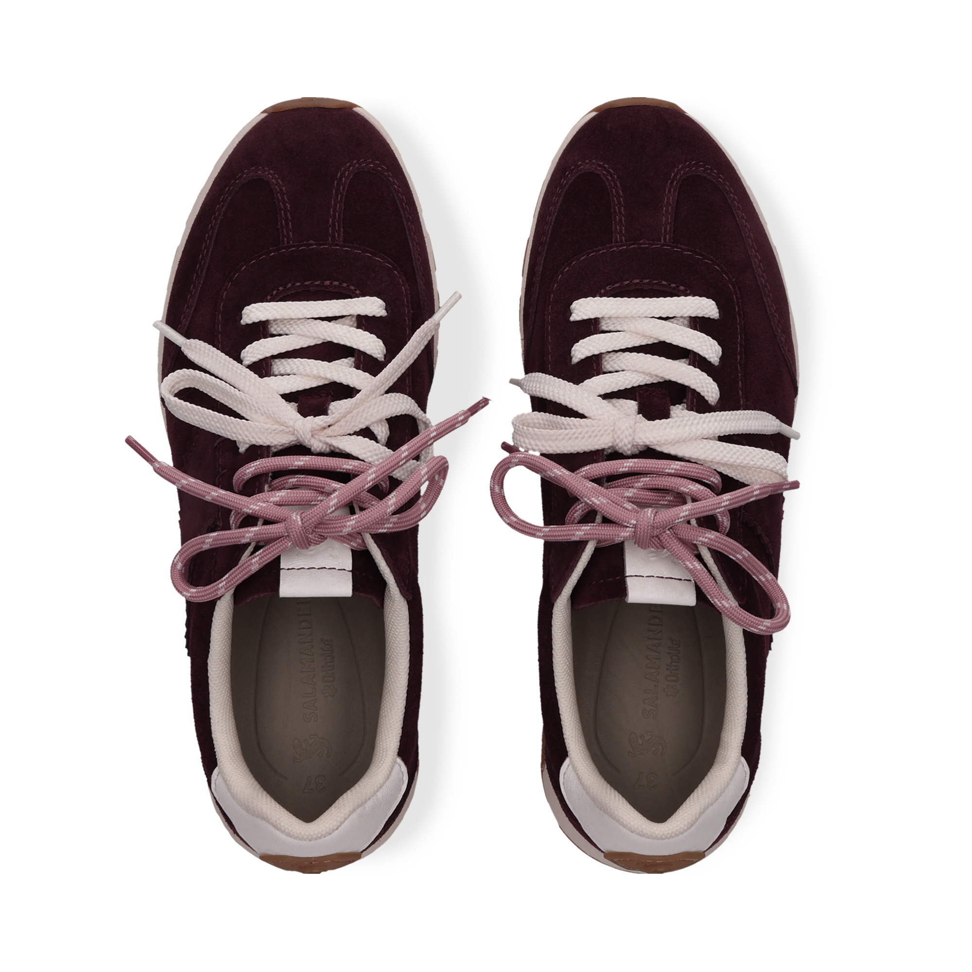 SALAMANDER Sneaker – Bordo/Offwhite